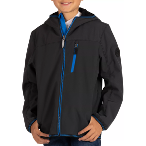 Gerry Boys' Falcon Softshell Jacket, XXS, Black