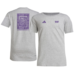 Adidas adidas Youth Orlando City 2025 Grey Local Warp T-Shirt, Medium, Gray - $17.50 at DICK'S Sporting Goods