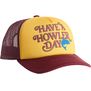 Howler Brothers Men's Foam Dome Hat, Gold/Maroon