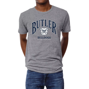 League-Legacy Men's Butler Bulldogs Grey Victory Falls Logo T-Shirt, XS, Gray