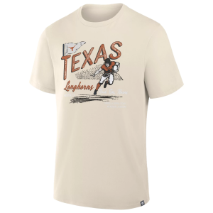 NCAA Men's Texas Longhorns Khaki Fearless Drive T-Shirt, XL, Tan