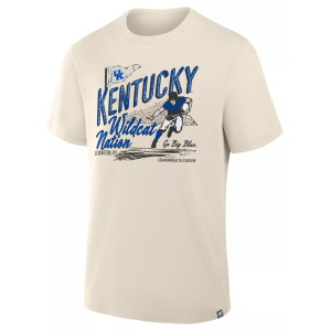 NCAA Men's Kentucky Wildcats Khaki Fearless Drive T-Shirt, Large, Tan