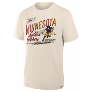 NCAA Men's Minnesota Golden Gophers Khaki Fearless Drive T-Shirt, XXL, Tan