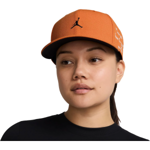 Nike Jordan Pro Hat, Men's, Small/Medium, Black/Starfish