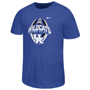 Nike Youth Kentucky Wildcats Royal Icon Short Sleeve T-Shirt, Medium, Blue