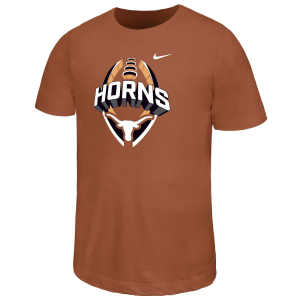 Nike Youth Texas Longhorns Orange Icon Short Sleeve T-Shirt, Medium