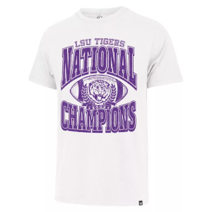 '47 Adult LSU Tigers White Franklin T-Shirt, Men's, Small