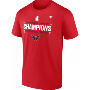 Fanatics NHL Adult Washington Capitals 2025 Metropolitan Division Champions Red T-Shirt, Men's, Small - $20.97 at DICK'S Sporting Goods