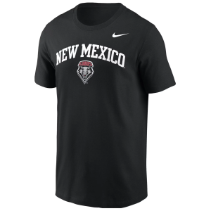Nike Men's New Mexico Lobos Black Arch Logo T-Shirt, XL