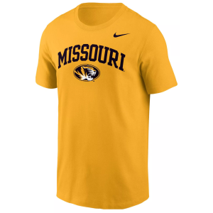 Nike Men's Missouri Tigers Gold Arch Logo T-Shirt, Small, Yellow