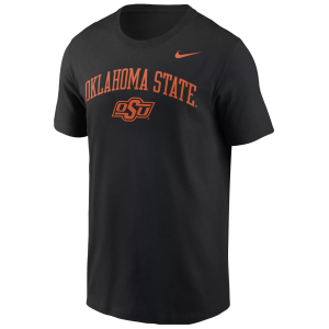 Nike Men's Oklahoma State Cowboys Black Arch Logo T-Shirt, Small