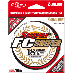 Sunline Sunline Super FC Sniper Fluorocarbon Fishing Line, Clear - $20.97 at DICK'S Sporting Goods