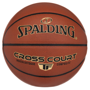 Spalding Spalding Cross Court Official Basketball, 29.5 inches, Dark Amber/Black Logo - $34.99 at DICK'S Sporting Goods
