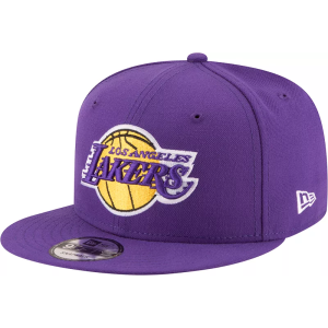 New Era Mens Los Angeles Lakers Purple 9Fifty Adjustable Hat, Men's
