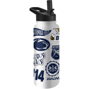 Logo Brands Penn State Nittany Lions 34 oz. Stainless Steel Native Quencher Water Bottle