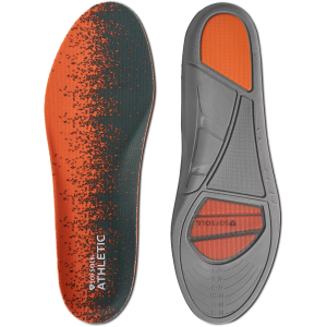 Sof Sole Men's Athletic Trim-to-Fit Insoles, M7-13, Orange/Black/Grey