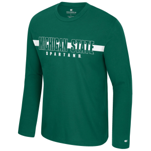 Colosseum Colosseum Men's Michigan State Spartans Green Bar Long Sleeve T-Shirt, XL - $13.48 at DICK'S Sporting Goods