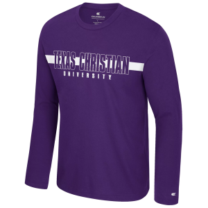 Colosseum Colosseum Men's TCU Horned Frogs Purple Bar Long Sleeve T-Shirt, Large - $17.97 at DICK'S Sporting Goods