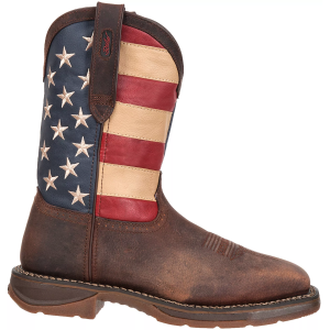 Durango Durango Men's Rebel American Flag 11" Steel Toe Western Work Boots, Size 8, Dark Brown/Union Flag - $174.99 at DICK'S Sporting Goods