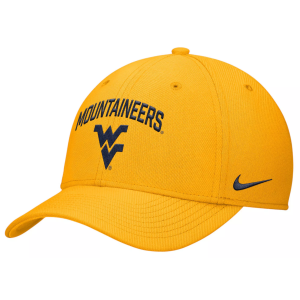 Nike Nike Adult West Virginia Mountaineers University Gold Rise Swooshflex Gameday Hat, Men's, Medium/Large, Yellow - $34.00 at DICK'S Sporting Goods