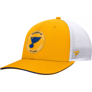 NHL Adult St. Louis Blues Rink Structured Yellow Adjustable Hat, Men's