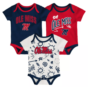 Gen2 Infant Ole Miss Rebels All Day Play Creeper Set, Boys', 18M, Team