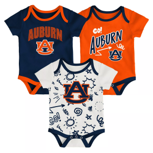 Gen2 Infant Auburn Tigers All Day Play Creeper Set, Boys', 18M, Team