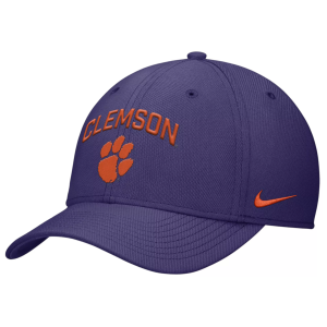 Nike Nike Adult Clemson Tigers New Orchid Rise Swooshflex Gameday Hat, Men's, Medium/Large, Purple - $34.00 at DICK'S Sporting Goods