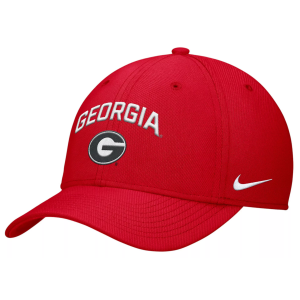 Nike Nike Adult Georgia Bulldogs University Red Rise Swooshflex Gameday Hat, Men's, Medium/Large - $34.00 at DICK'S Sporting Goods