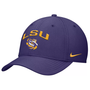 Nike Nike Adult LSU Tigers Court Purple Rise Swooshflex Gameday Hat, Men's, Medium/Large - $34.00 at DICK'S Sporting Goods
