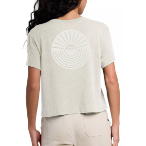 Free Fly Women's Sun Ripple T-Shirt, Small, Heather Birch