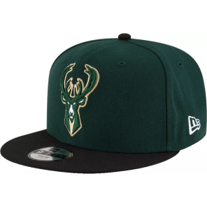 New Era New Era Youth Milwaukee Bucks 9Fifty Adjustable Snapback Hat, Team - $33.99 at DICK'S Sporting Goods