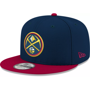 New Era Youth Denver Nuggets 59Fifty Navy Two-Tone Authentic Hat, Blue