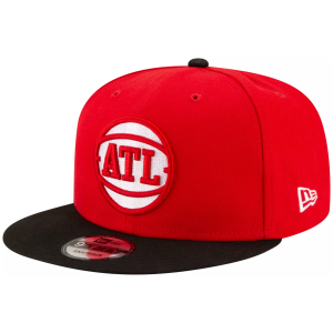 New Era Youth Atlanta Hawks 2Tone Primary 9Fifty Adjustable Hat, Red