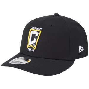 New Era Adult Columbus Crew 9Fifty 2024 Logo Black Adjustable Hat, Men's