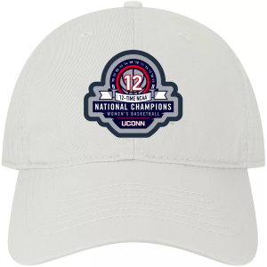 League-Legacy League-Legacy Adult 2025 Women's Basketball National Champions UConn Huskies Multi-Champs White EZA Hat - $32.99 at DICK'S Sporting Goods