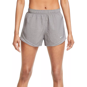 Nike Women's Core Heather Tempo Brief-Lined Running Shorts, XS, Gunsmoke