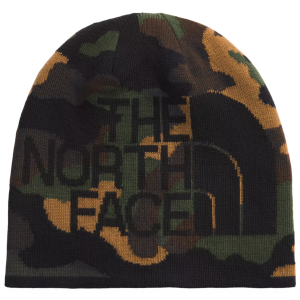 The North Face Reversible Highline Beanie, Men's, Tnf Blk Blck Camo/Tnf Blk
