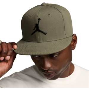 Nike Men's Jordan Jumpman Pro Adjustable Cap, Medium/Large, Med Olive/Cargo Khki/Blck