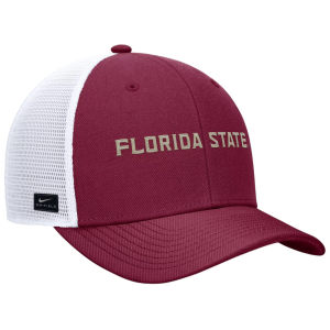 Nike Nike Adult Florida State Seminoles Team Maroon Rise Gameday Trucker Adjustable Hat, Men's, Medium/Large, Red - $32.00 at DICK'S Sporting Goods