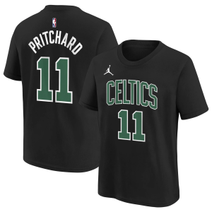Outerstuff Youth Boston Celtics Domantas Sabonis #11 Black Short Sleeve T-Shirt, Small