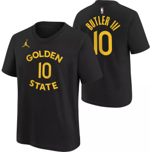 Jordan Jordan Youth Golden State Warriors Jimmy Butler #10 Statement Black T-Shirt, Medium - $32.00 at DICK'S Sporting Goods