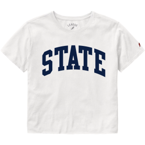 League-Legacy Women's Penn State Nittany Lions White Arch Promo Short Sleeve T-Shirt, Small
