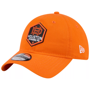New Era Adult Houston Dynamo 2024 Alternate Logo 9Twenty Orange Adjustable Hat, Men's