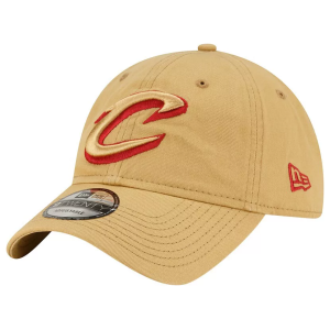 New Era Adult Cleveland Cavaliers Tan 9Twenty Logo Hat, Men's