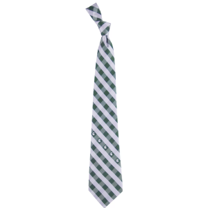 Eagles Wings Michigan State Spartans Check Necktie, Men's, Team