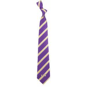 Eagles Wings LSU Tigers Woven Poly 1 Necktie, Men's, Multi