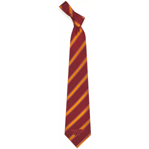 Eagles Wings Virginia Tech Hokies Woven Poly 1 Necktie, Men's, Team