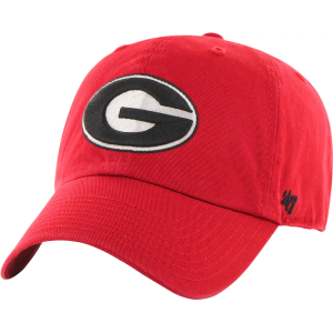 '47 Adult Georgia Bulldogs Red Clean Up Adjustable Hat, Men's, Team