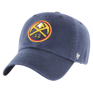 '47 Adult Denver Nuggets Clean Up Adjustable Hat, Men's, Blue